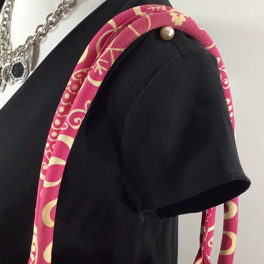 Vera Bradley Eloise Pink Quilted kisslock Bag plus free zip around wallet